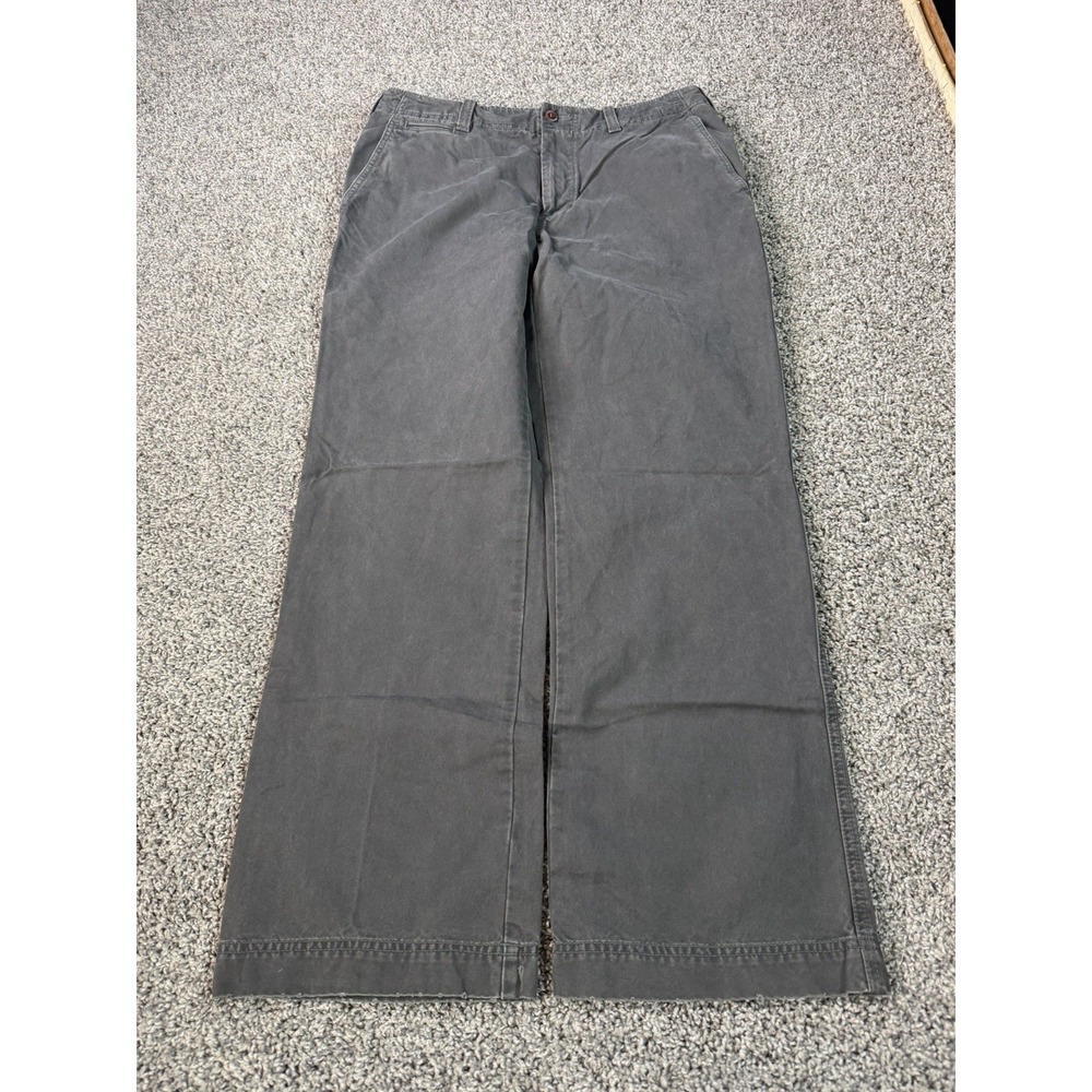 J. Crew Broken In Bootcut Cargo Pants Men's Size 34X32 Gray Baggy